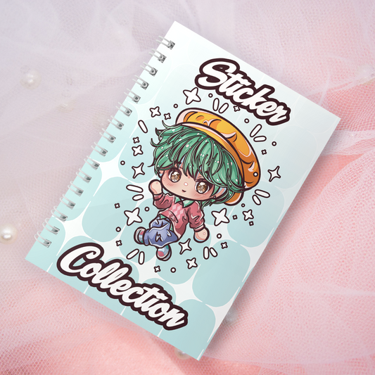 Wiederverwendbares Stickerbuch inkl. 2 zufällige Sticker | A5 | 32 Seiten | Reuseable Manga Anime