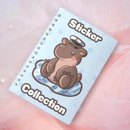 Reusable sticker book including 2 random stickers | A5 | 32 pages | Reuseable Stickerbook | Coquette Kitties