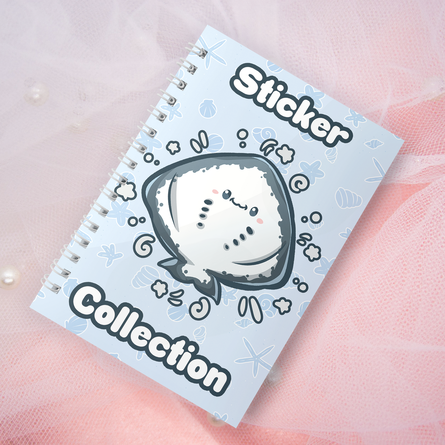 Wiederverwendbares Stickerbuch inkl. 2 zufällige Sticker | A5 | 32 Seiten | Reuseable Stickerbook | Rochen
