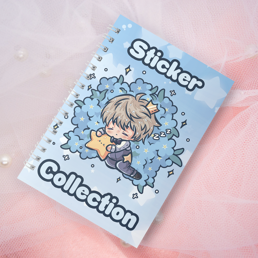 Reusable sticker book incl. 2 random stickers | A5 | 32 pages | Reusable sticker book | Kawaii duck goose motif