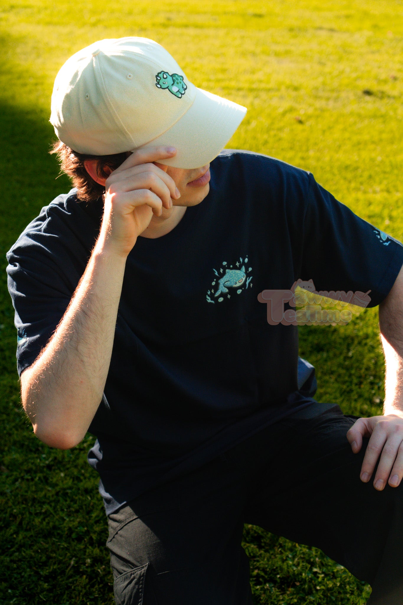 [PRE-ORDER] Kawaii Blue Buddies T-Shirt mit Front-, Back- und Sideprint
