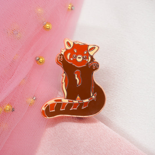 Kawaii Red Panda Hard Enamel Pin