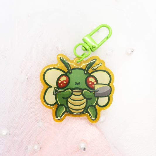 Kawaii bee keychain