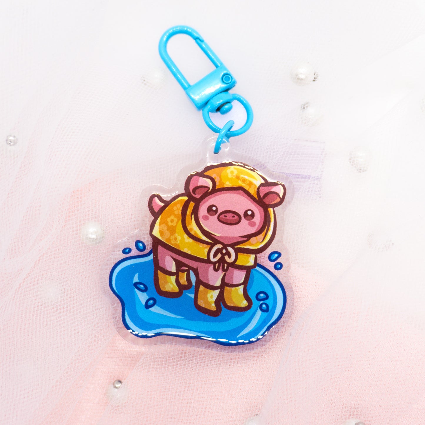 Kawaii capybara keychain