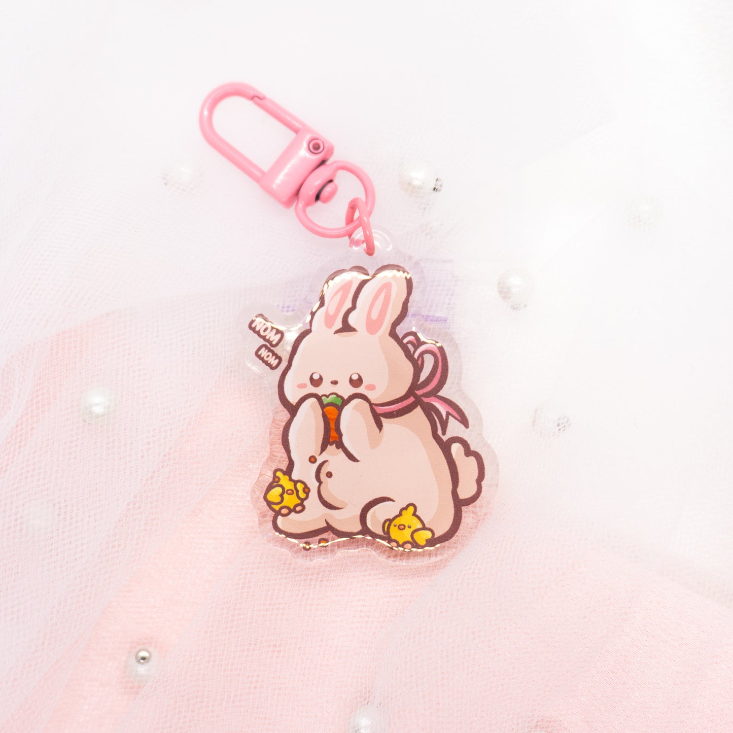 Kawaii Axolotl Love Keychain