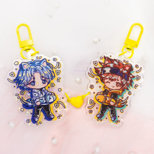 Sk8 Star-Holo Reki &amp; Langa Couple Set Charm