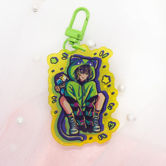 Sk8 Star Holo Miya Charm