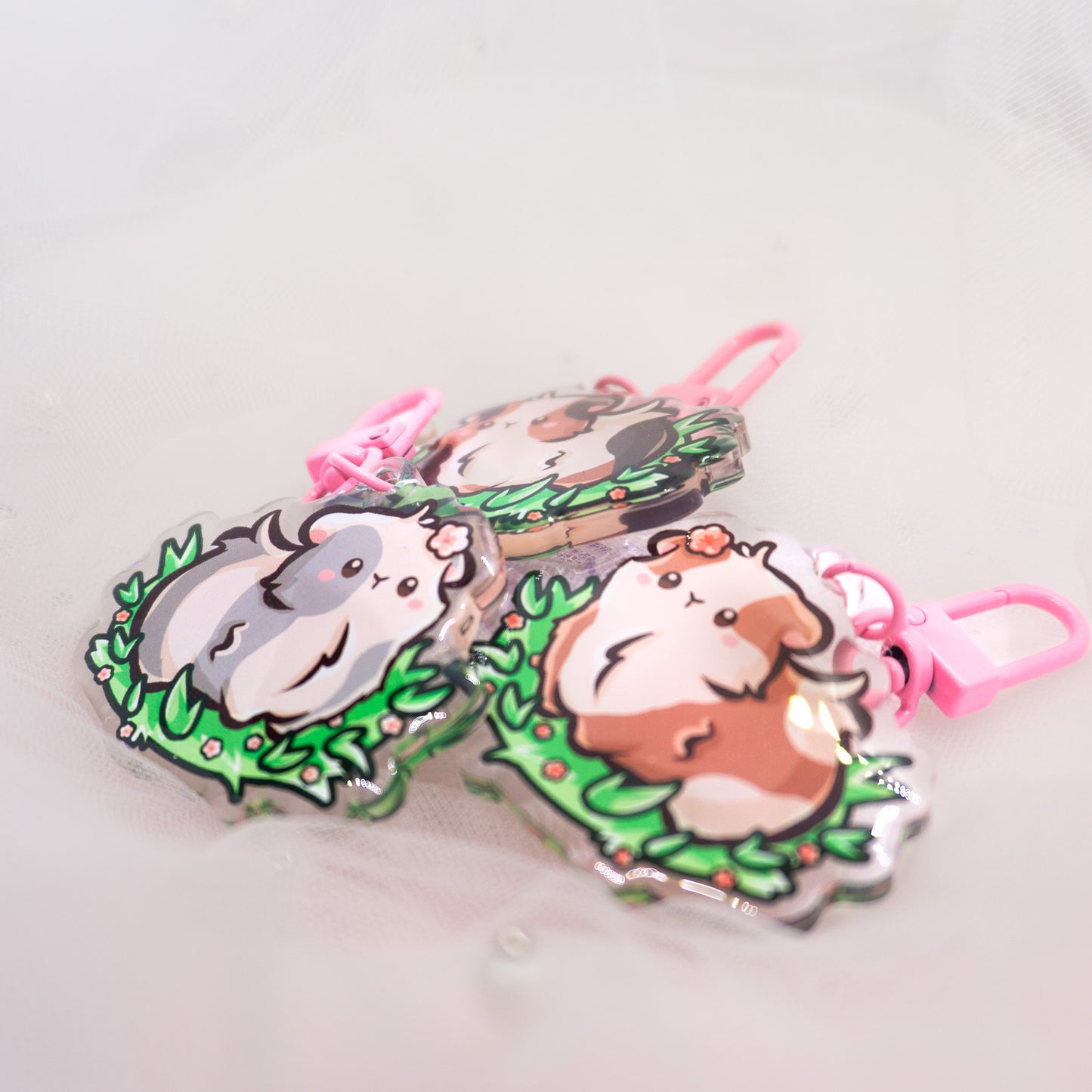 Kawaii Meerschweinchen Guinea Pig Schlüsselanhänger Charm