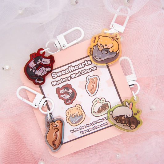 Kawaii Mystery Mini Sweethearts Acrylic Schlüsselanhänger Charm