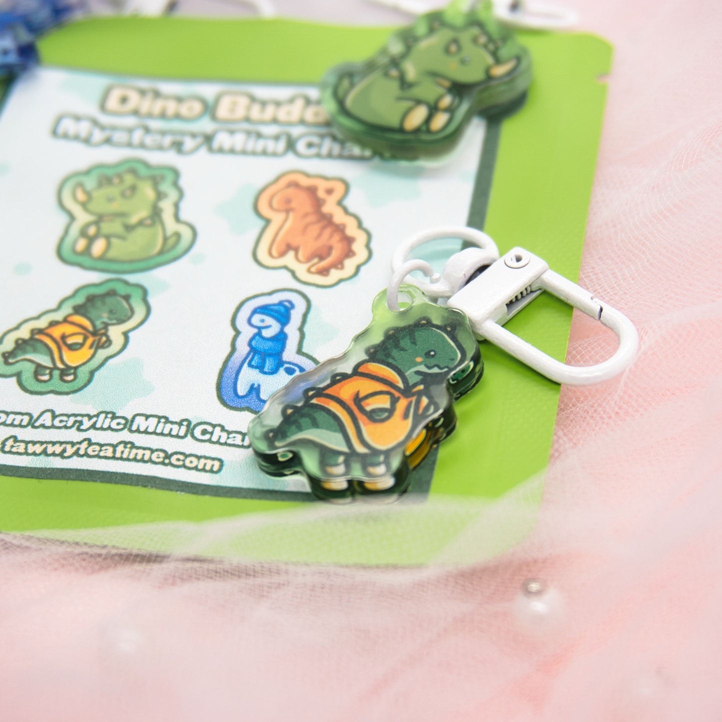 Kawaii Mystery Mini Dinos Acrylic Keychain Charm