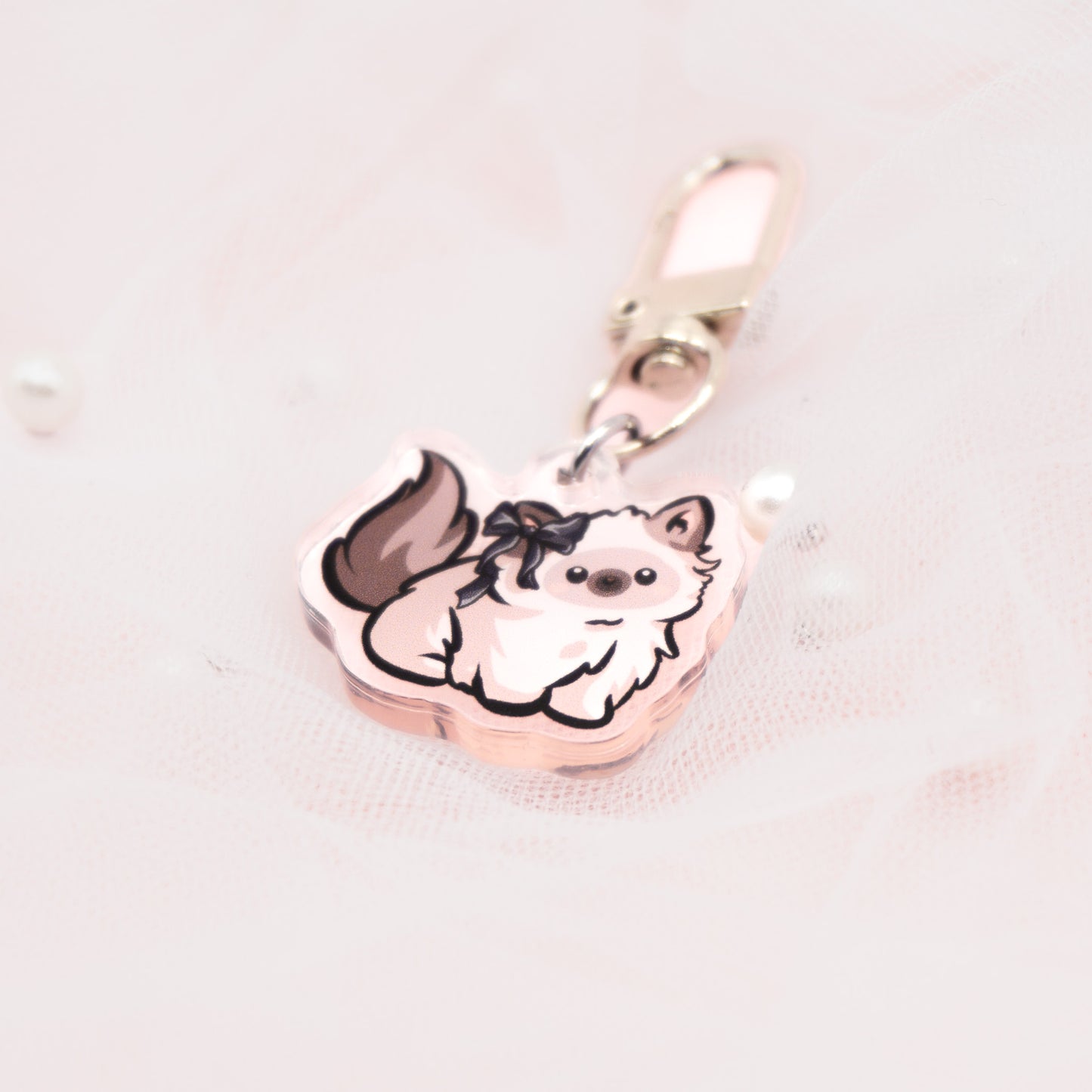 Kawaii Mystery Mini Coquette Kitties Acrylic Keychain Charm