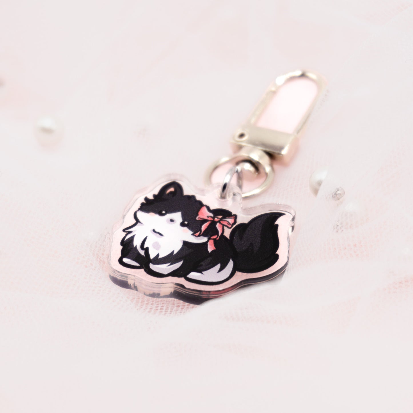 Kawaii Mystery Mini Coquette Kitties Acrylic Keychain Charm