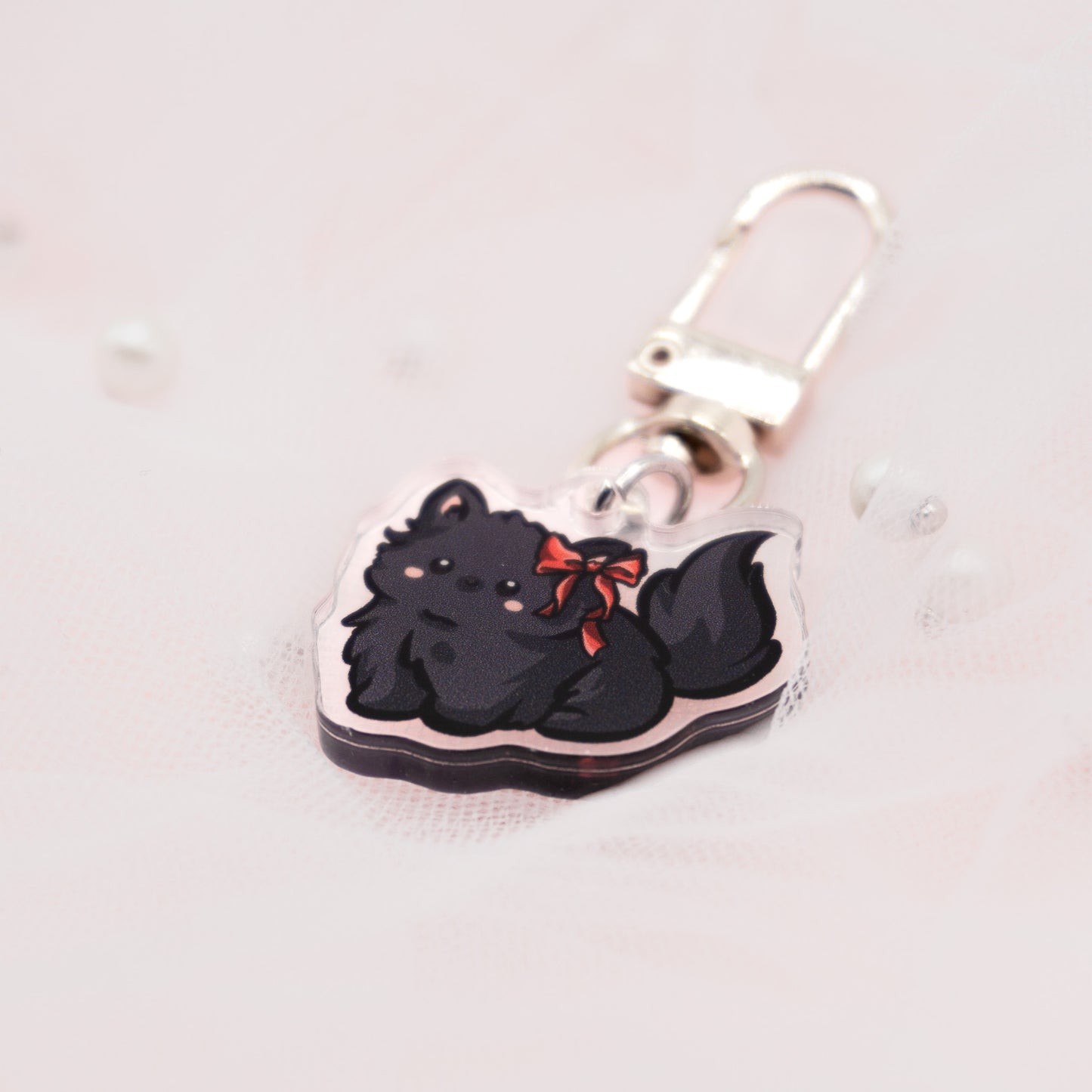 Kawaii Mystery Mini Coquette Kitties Acrylic Keychain Charm