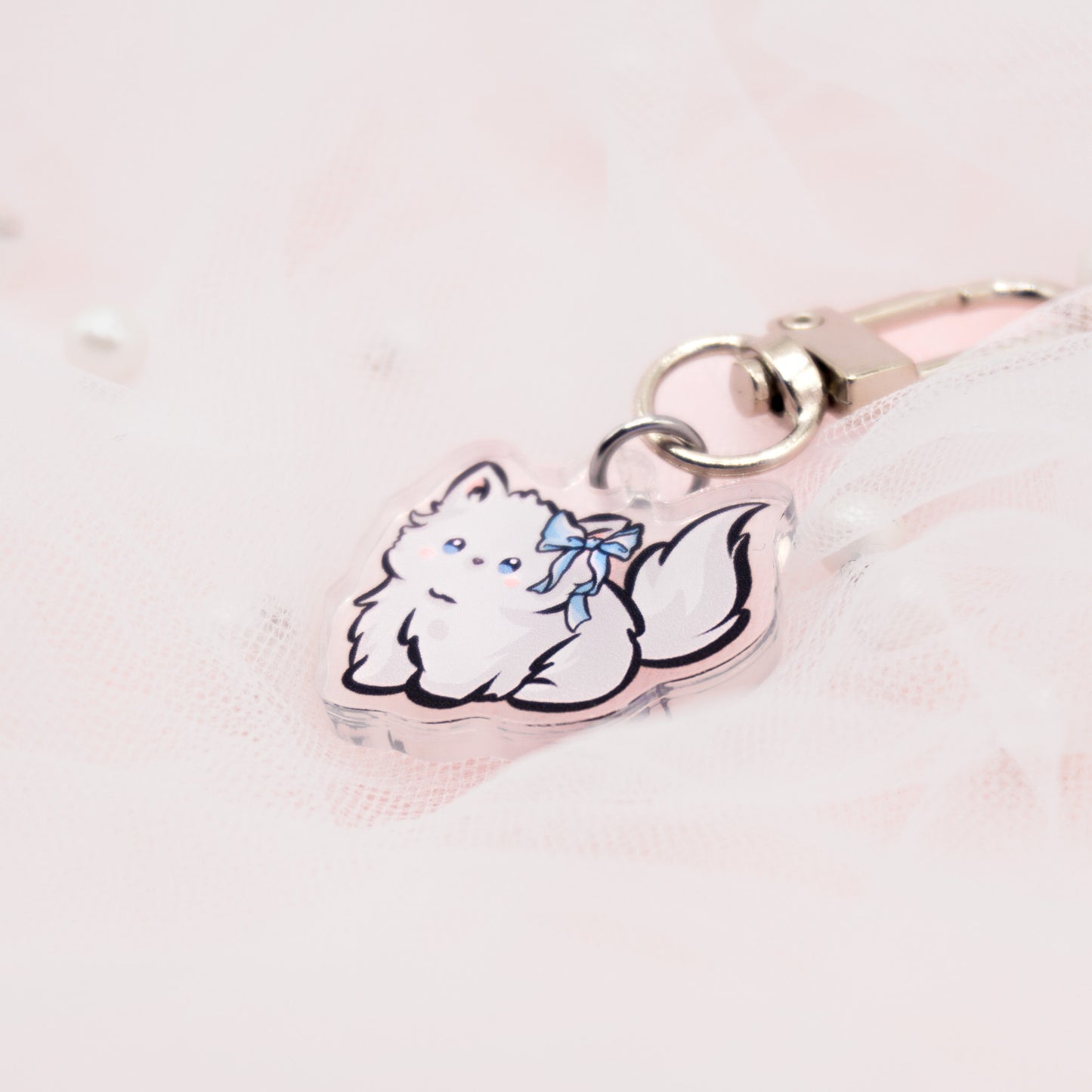 Kawaii Mystery Mini Coquette Kitties Acrylic Keychain Charm