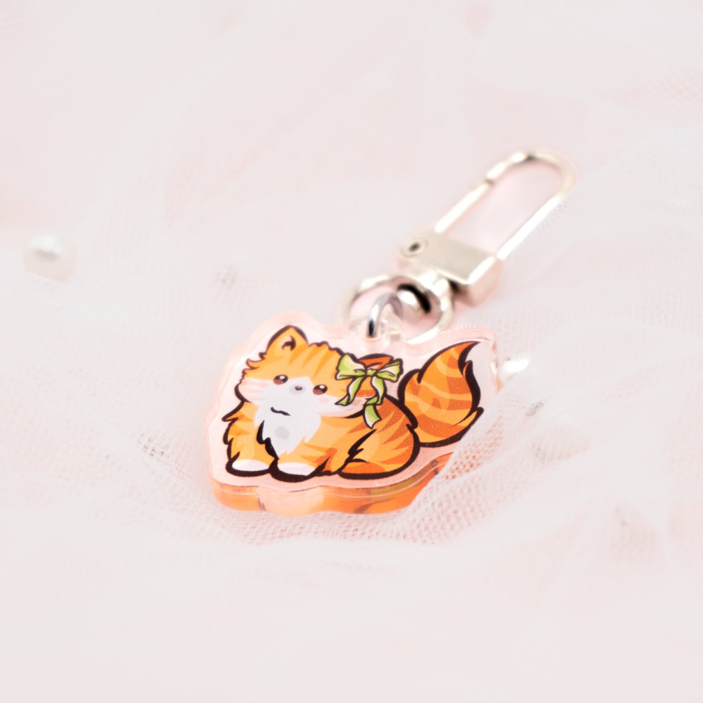 Kawaii Mystery Mini Coquette Kitties Acrylic Keychain Charm