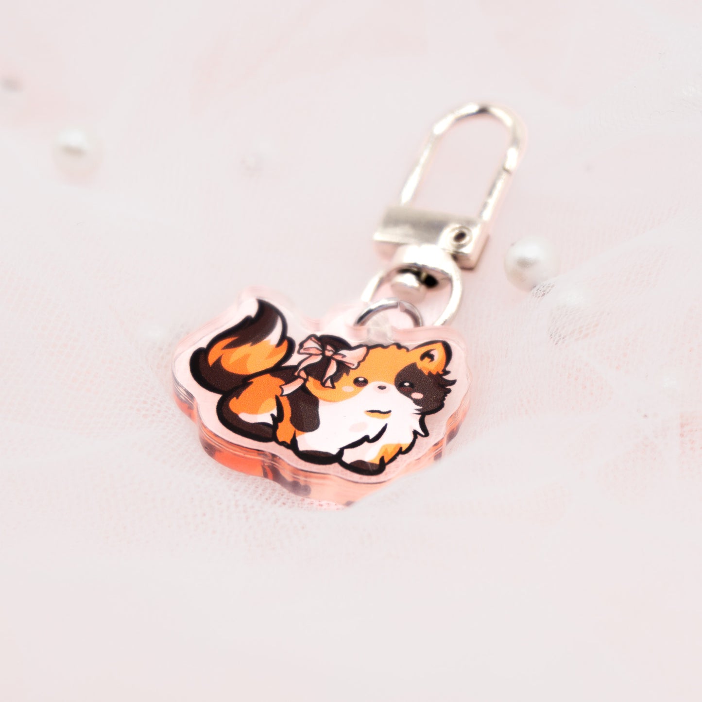 Kawaii Mystery Mini Coquette Kitties Acrylic Keychain Charm