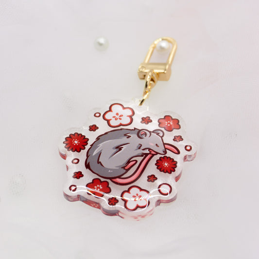 Kawaii CNY Rat Keychain