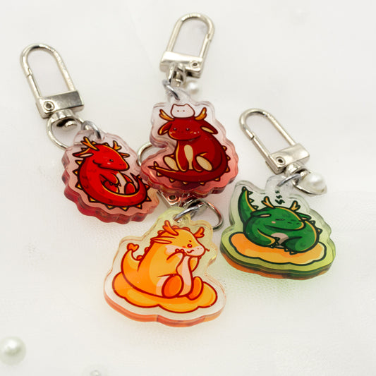 Kawaii Mystery Mini Year of the Dragon Acrylic Keychain Charm