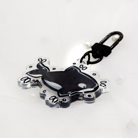 Kawaii Orca Keychain