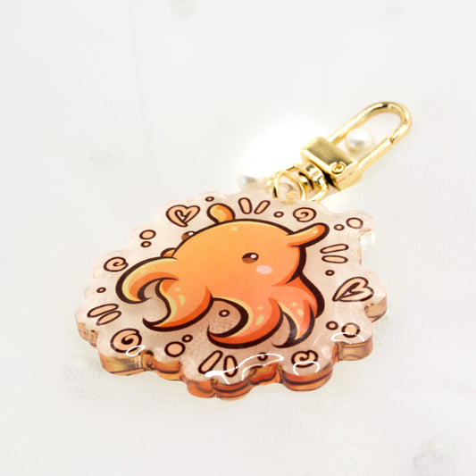 Kawaii Summer Octopus Keychain