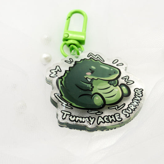 Kawaii Hedgehog Snow Keychain