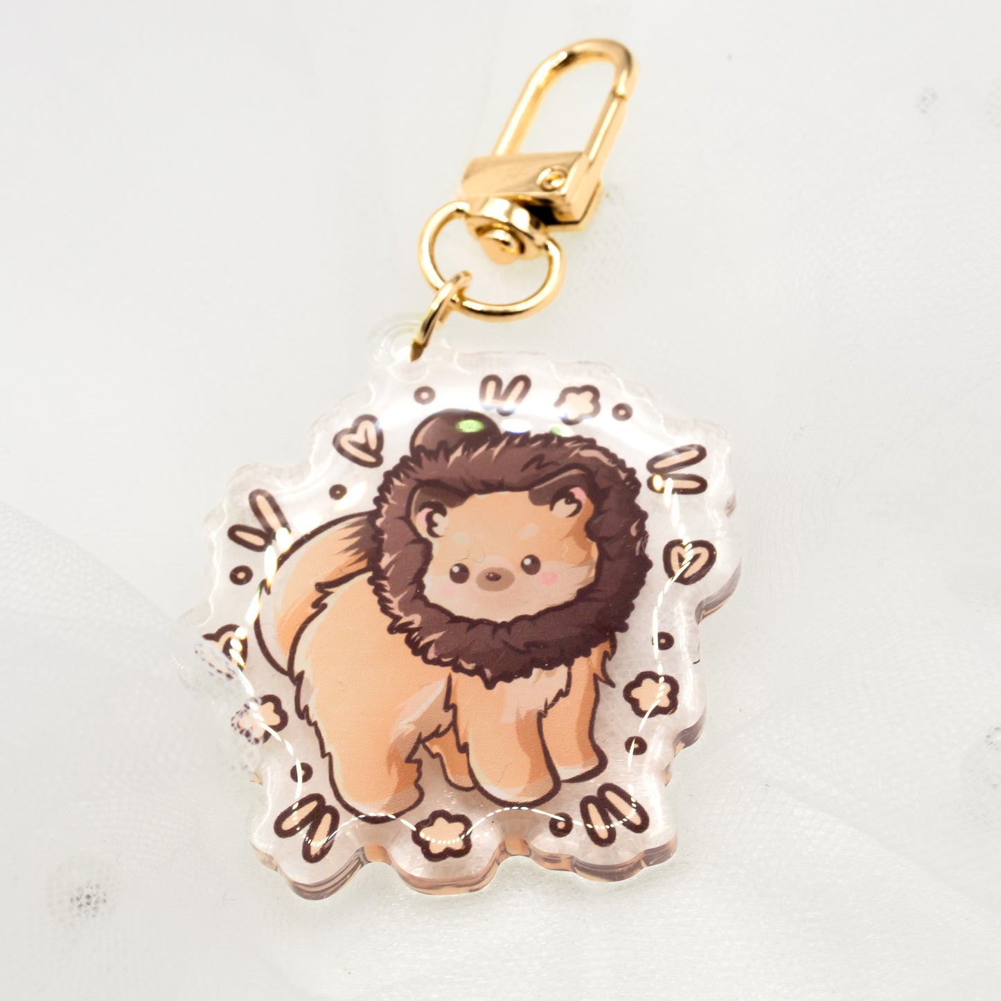 Kawaii Wildkatzen Raubkatzen Schlüsselanhänger | Tiger | Gepard | Panther | Luchs | Schnee Leopard | Löwe