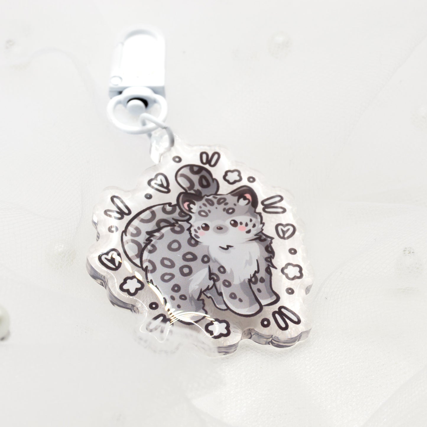 Kawaii Wildkatzen Raubkatzen Schlüsselanhänger | Tiger | Gepard | Panther | Luchs | Schnee Leopard | Löwe