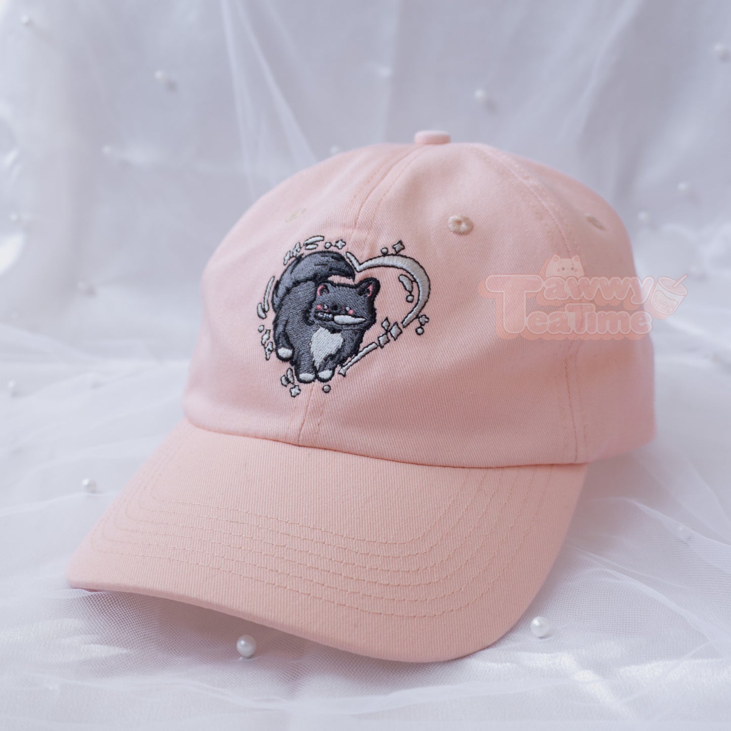 [PRE-ORDER] Kawaii Katze mit Messer & Herz Dad Cap