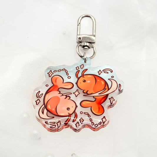 Kawaii bee keychain