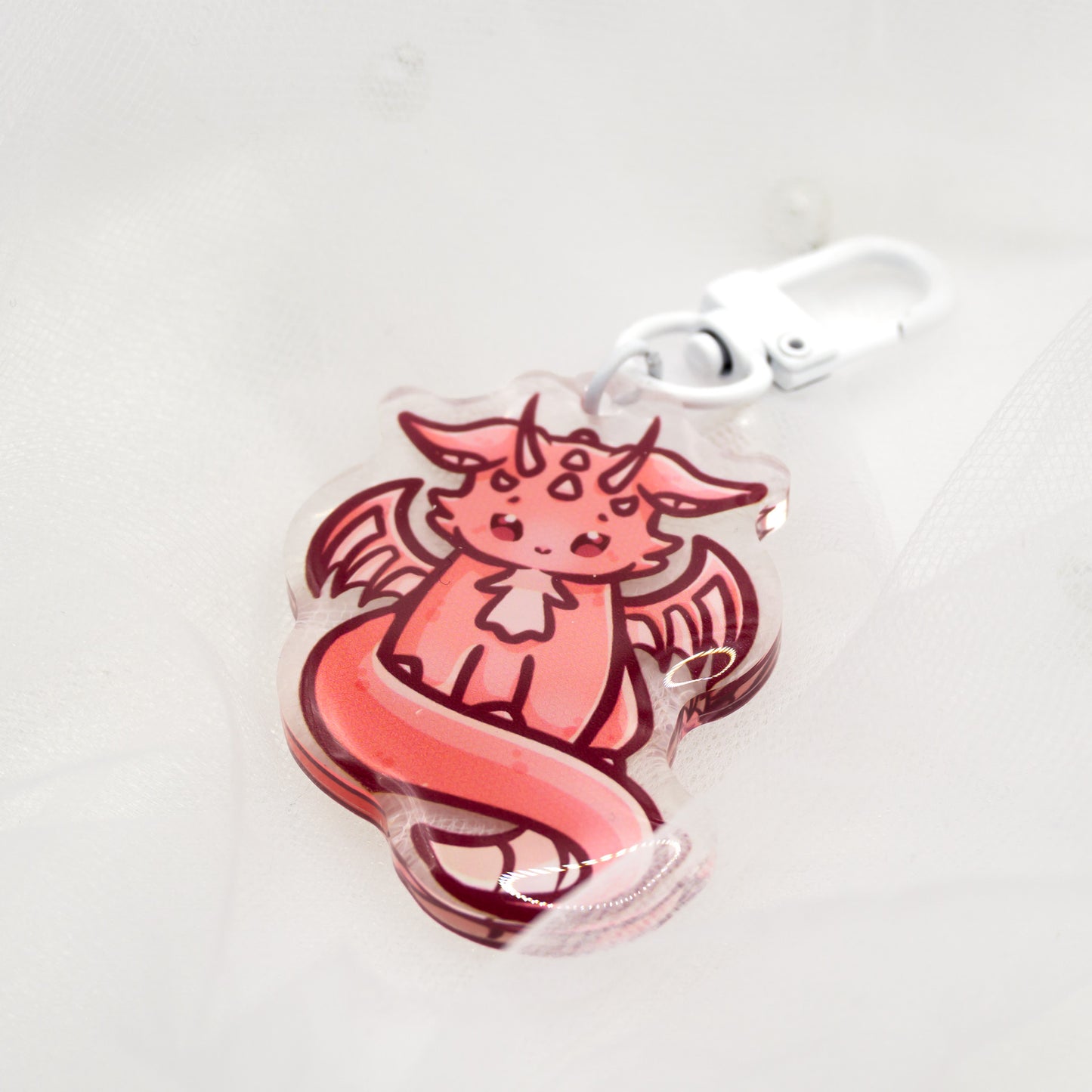 Kawaii dragon keychain