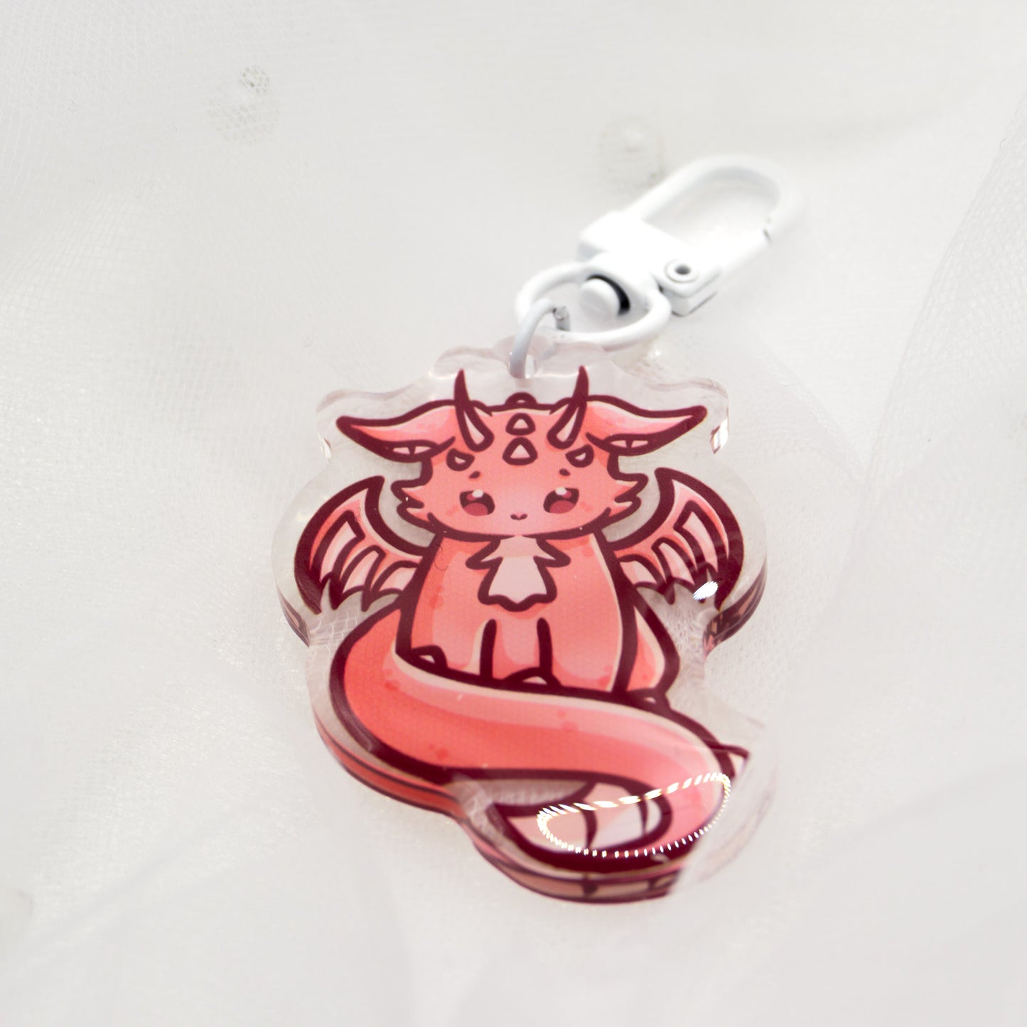 Kawaii dragon keychain