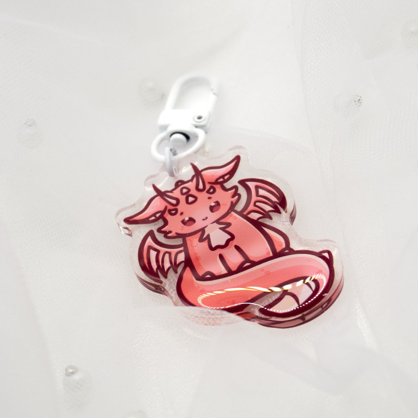 Kawaii dragon keychain