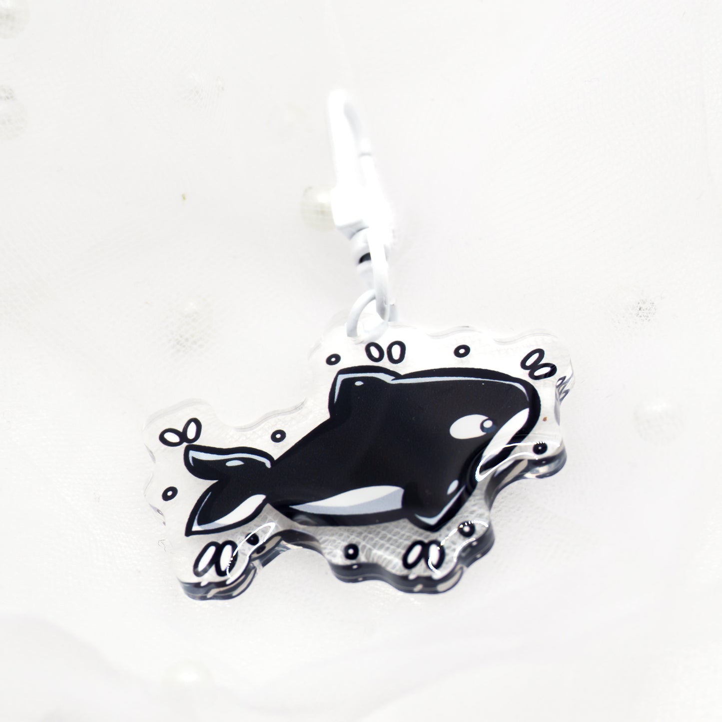 Kawaii Orca Schlüsselanhänger