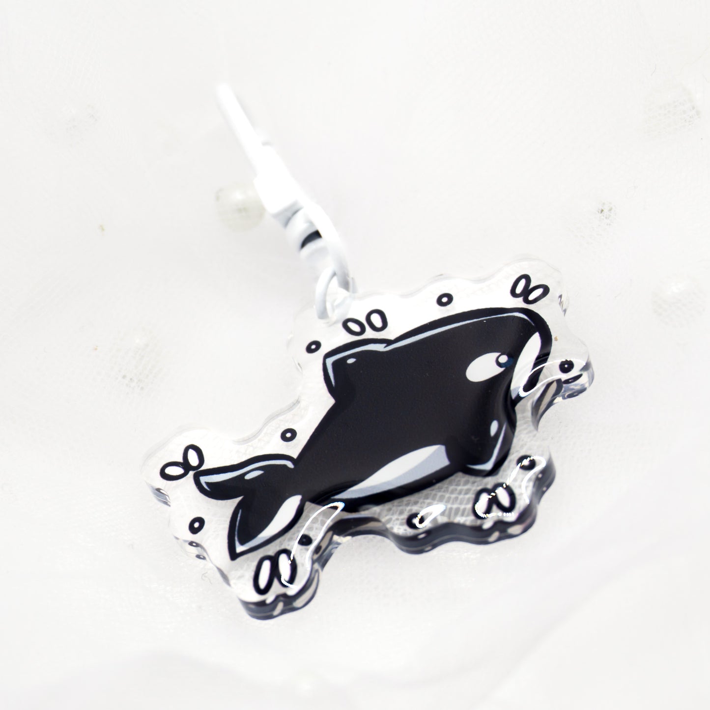 Kawaii Orca Schlüsselanhänger