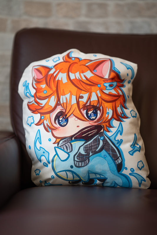 [PRE-ORDER] Fluffy Childe with Whale Plushie Pillow