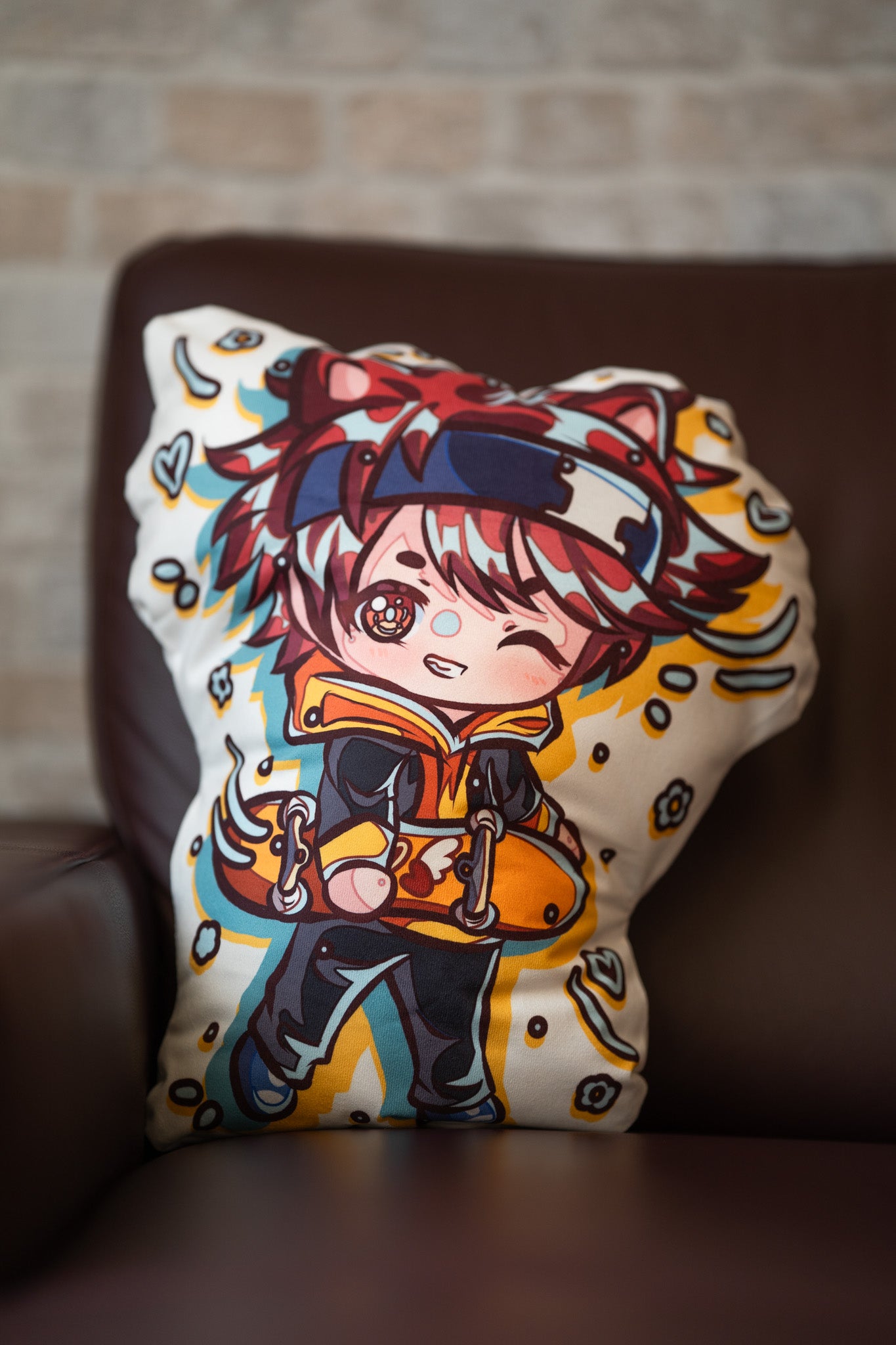 Fluffy Reki &amp; Langa pillow