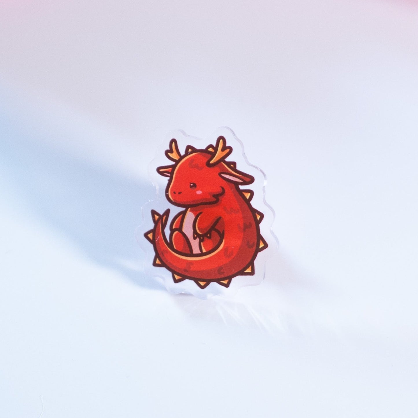 Kawaii Dragon Acrylic Pin