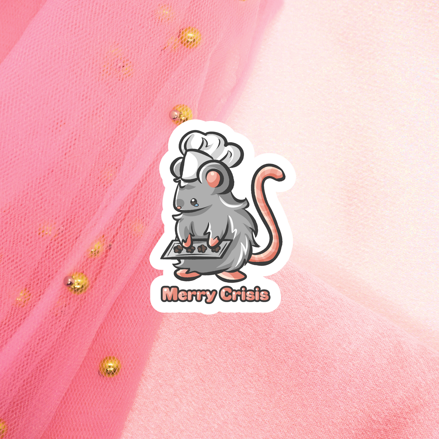 Cute Animal Sticker Merry Crisis Chefkoch Ratte