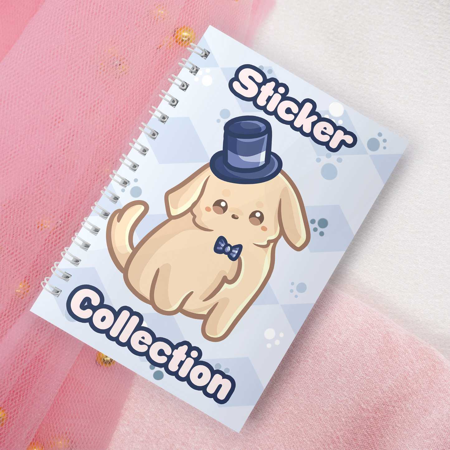 Wiederverwendbares Stickerbuch inkl. 2 zufällige Sticker | A5 | 32 Seiten | Reuseable Stickerbook | Kawaii Dogs Golden Retriever Corgies