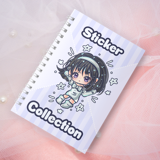 Reusable sticker book incl. 2 random stickers | A5 | 32 pages | Reusable sticker book | Kawaii duck goose motif