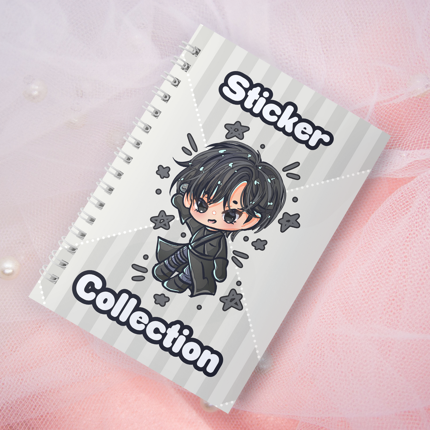 Wiederverwendbares Stickerbuch inkl. 2 zufällige Sticker | A5 | 32 Seiten | Reuseable Manga Anime