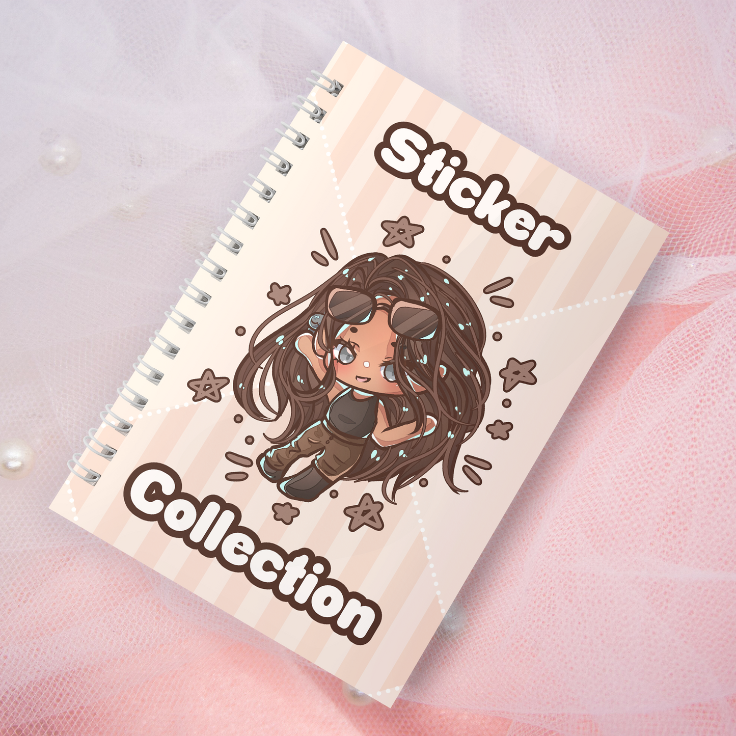 Wiederverwendbares Stickerbuch inkl. 2 zufällige Sticker | A5 | 32 Seiten | Reuseable Manga Anime