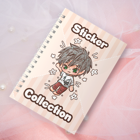 Reusable sticker book incl. 2 random stickers | A5 | 32 pages | Reusable sticker book | Kawaii duck goose motif