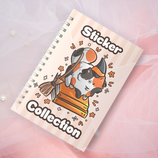 Wiederverwendbares Stickerbuch inkl. 2 zufällige Sticker | A5 | 32 Seiten | Reuseable Stickerbook | Cats in Costumes Zauberer
