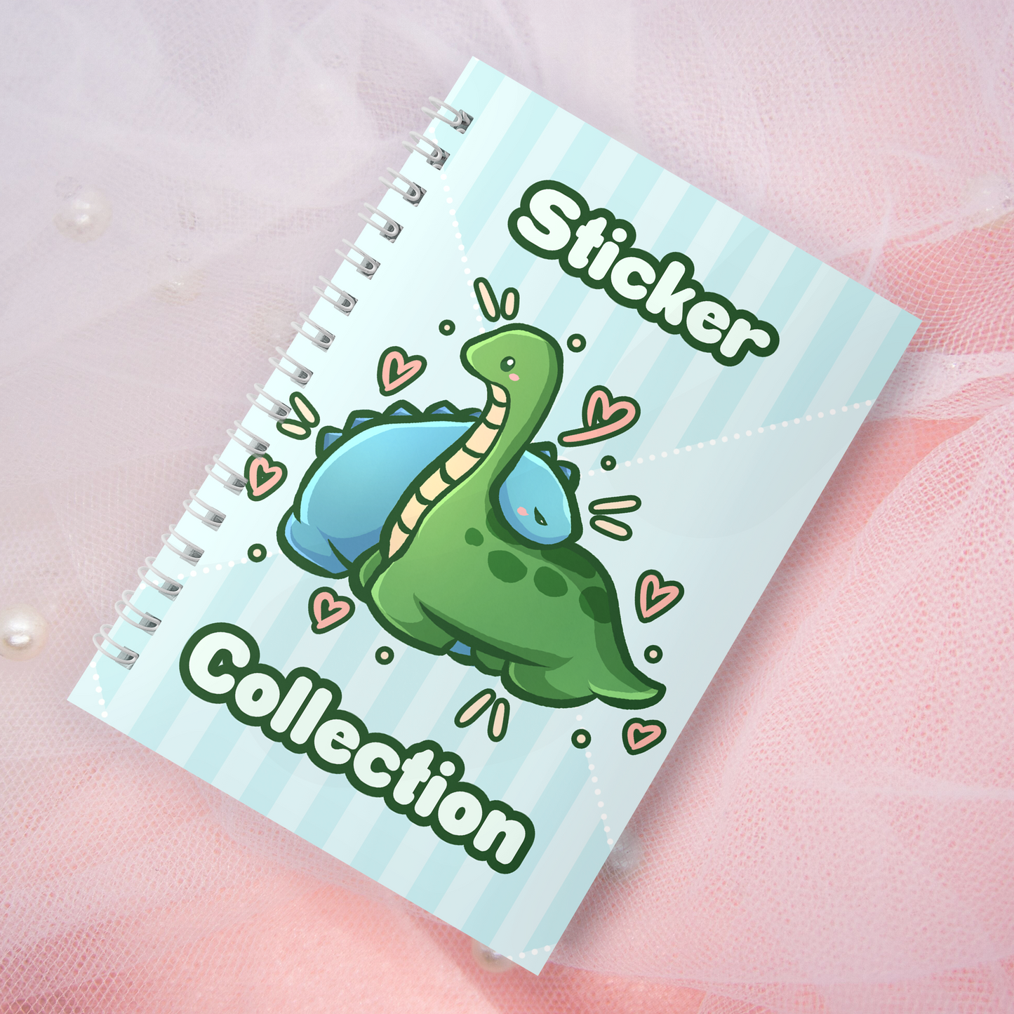 Reusable sticker book incl. 2 random stickers | A5 | 32 pages | Reusable sticker book | Kawaii bunny rabbit motif