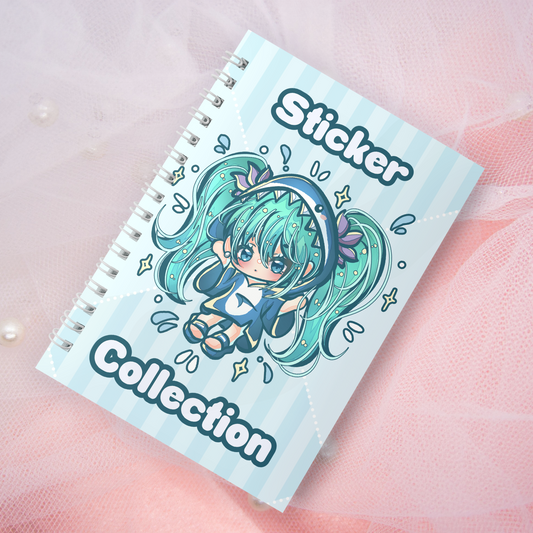 Reusable sticker book incl. 2 random stickers | A5 | 32 pages | Reusable sticker book | Kawaii duck goose motif