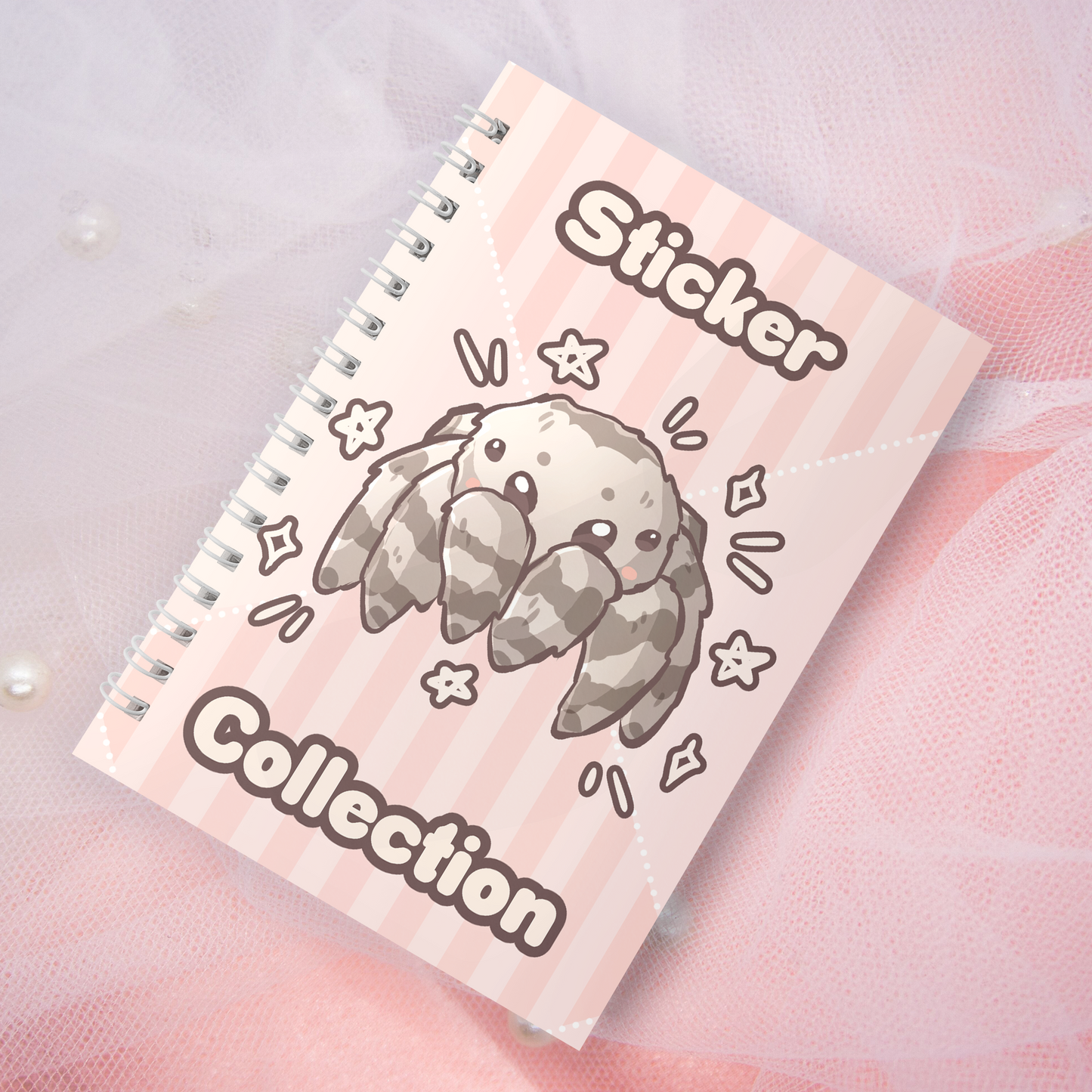 Reusable sticker book including 2 random stickers | A5 | 32 pages | Reuseable Stickerbook | Coquette Kitties