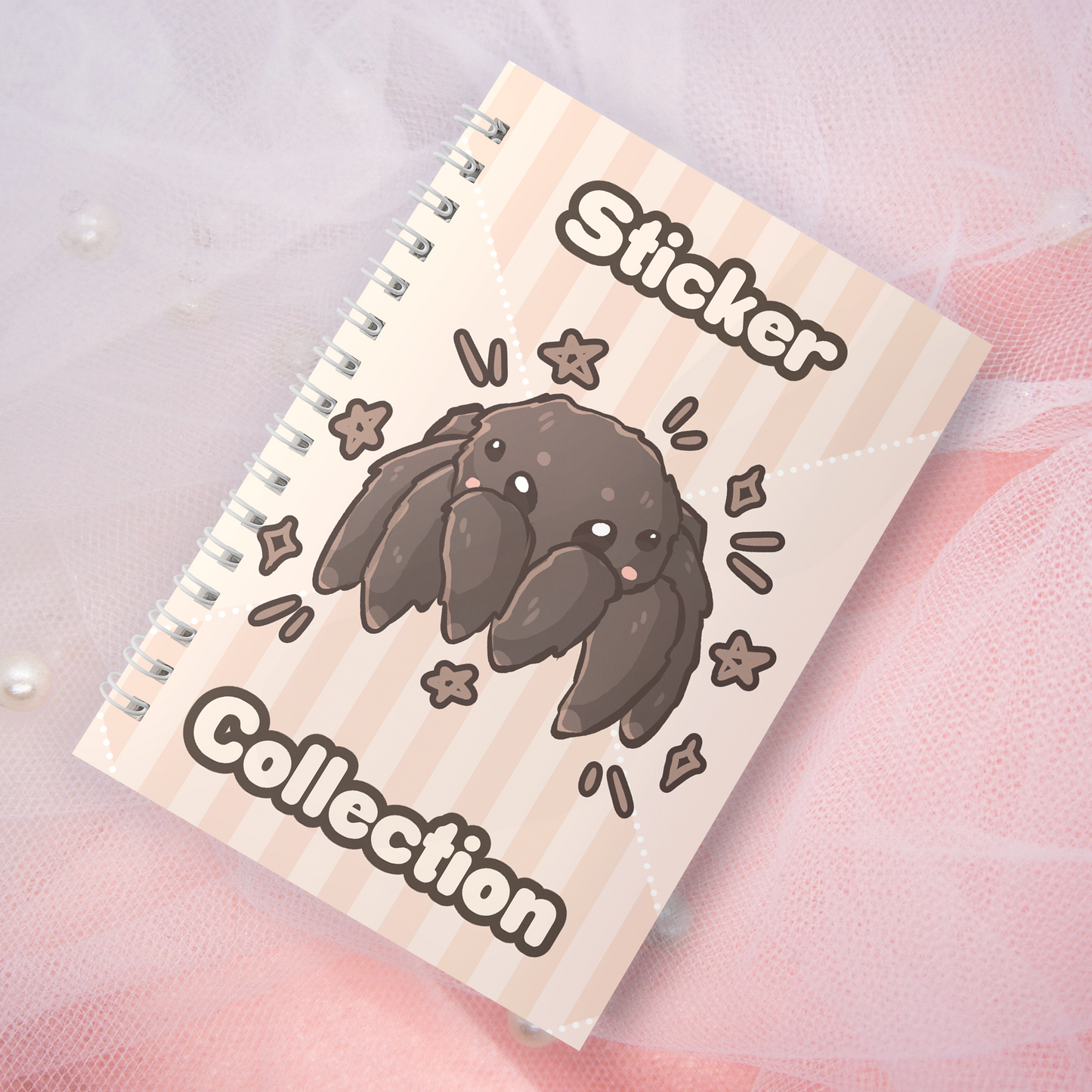 Reusable sticker book including 2 random stickers | A5 | 32 pages | Reuseable Stickerbook | Coquette Kitties