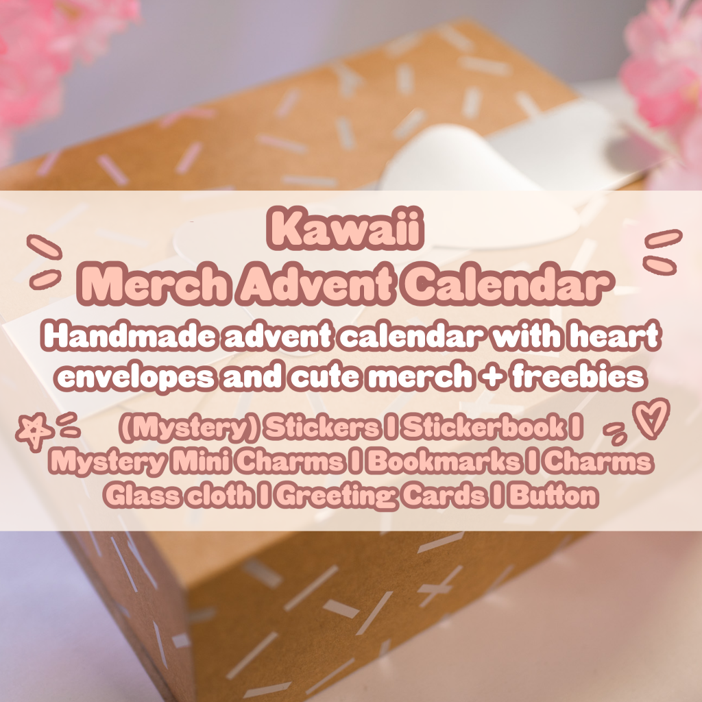 [PRE-ORDER] Cute Kawaii Merch Adventskalender | Merchandise Weihnachtskalender | Weihnachten