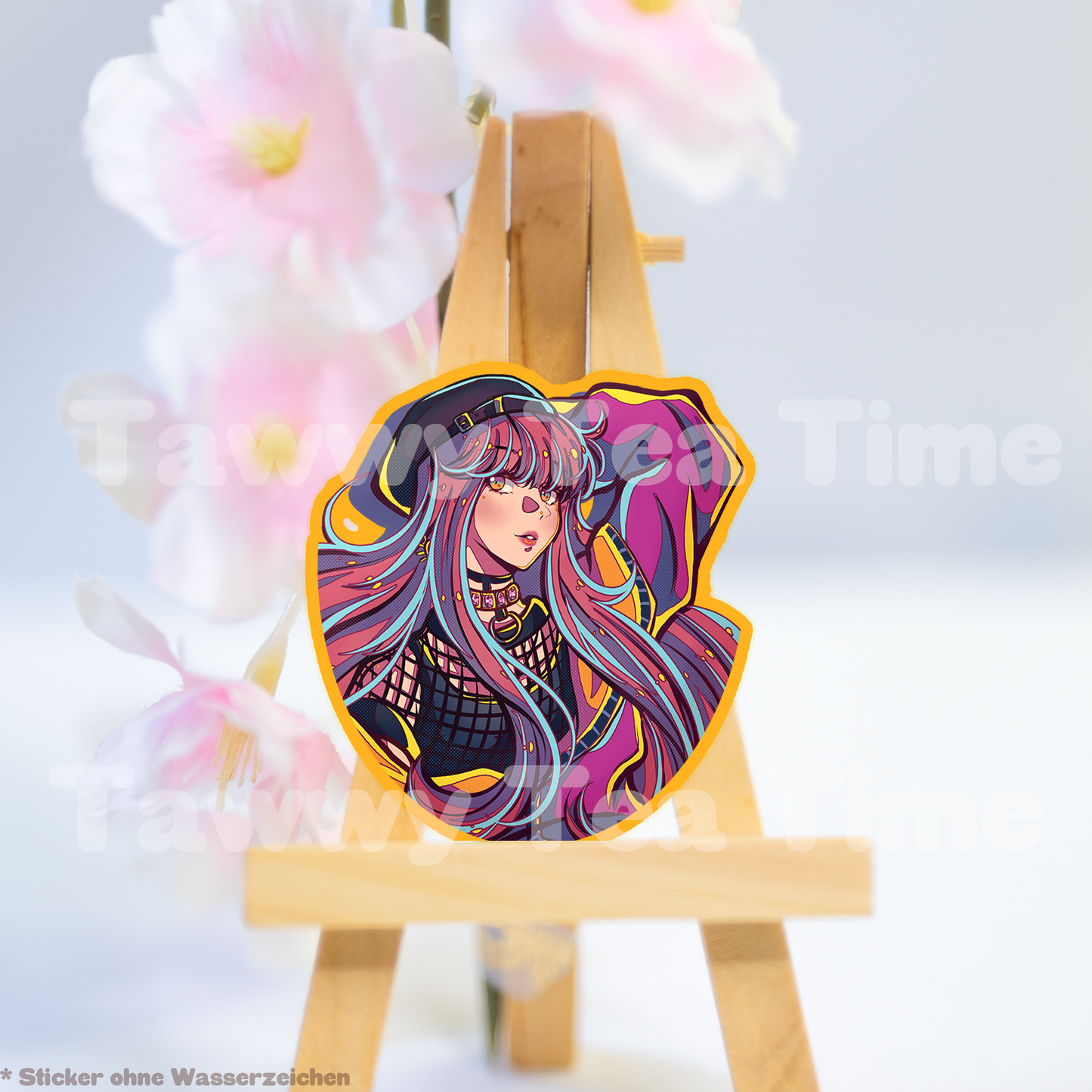 Cute Anime Holo Sticker Anne